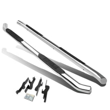 Load image into Gallery viewer, 01-06 Acura MDX / 03-08 Honda Pilot 3" Round Nerf Bar Step Bar Silver