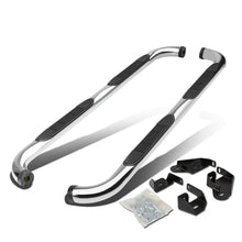 Load image into Gallery viewer, 01-04 Toyota Tacoma Double Cab 3" Round Nerf Bars - Silver