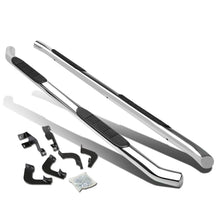 Load image into Gallery viewer, 05-16 Toyota Tacoma Double Cab 3" Round Nerf Bar Step Bar - Silver
