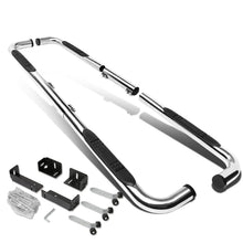 Load image into Gallery viewer, Universal 3 Inch Round 90 Degree Nerf Bar Step Bar Silver