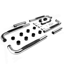 Load image into Gallery viewer, Universal 3 Inch Round 90 Degree Nerf Bar Step Bar Silver