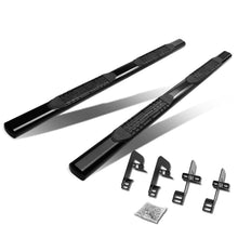 Load image into Gallery viewer, 04-14 Ford F-150 Super Cab 4" Oval Straight Nerf Bars - Black