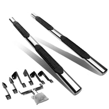 Load image into Gallery viewer, 99-14 Chevrolet Silverado / GMC Sierra 4" Oval Nerf Bars - Silver
