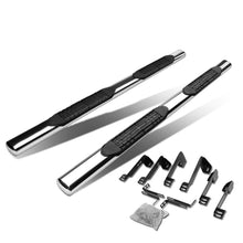 Load image into Gallery viewer, 99-14 Chevrolet Silverado / GMC Sierra 4" Oval Nerf Bars - Silver