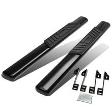 Load image into Gallery viewer, 99-16 Chevy Silverado GMC Sierra 5" Oval Nerf Bars Regular Cab Black