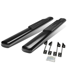 Load image into Gallery viewer, 99-16 Chevy Silverado GMC Sierra 5" Oval Nerf Bars Regular Cab Black