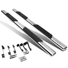 Load image into Gallery viewer, 99-16 Chevy Silverado GMC Sierra 5" Oval Nerf Bar Step Bar Silver