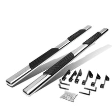 Load image into Gallery viewer, 99-14 Chevrolet Silverado GMC Sierra 5" Oval Nerf Bars Silver