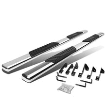 Load image into Gallery viewer, 99-14 Chevrolet Silverado GMC Sierra 5" Oval Nerf Bars Silver