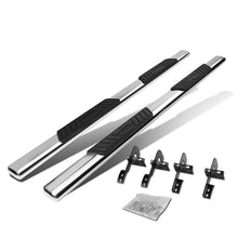 Load image into Gallery viewer, 04-08 Ford F-150 SuperCab 5" Oval Straight Nerf Bars Silver
