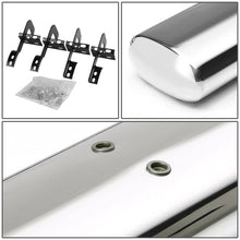 Load image into Gallery viewer, 04-08 Ford F-150 SuperCab 5" Oval Straight Nerf Bars Silver