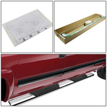 Load image into Gallery viewer, 04-08 Ford F-150 SuperCab 5" Oval Straight Nerf Bars Silver