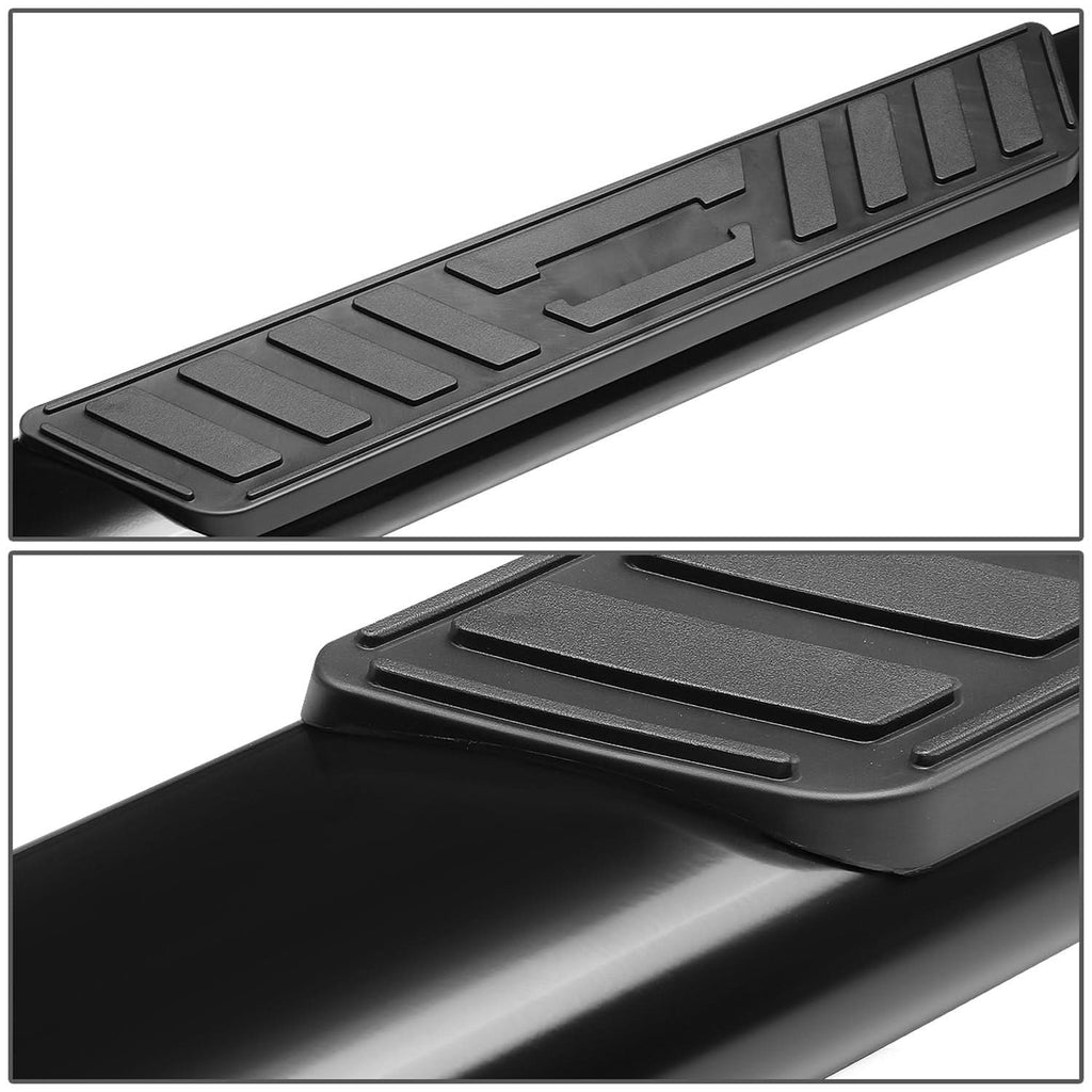 04-08 Ford F-150 / 06-08 Lincoln Mark LT 5" Oval Nerf Step Bars Black