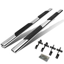 Load image into Gallery viewer, 04-08 Ford F-150 / 06-08 Lincoln Mark LT 5" Oval Nerf Bars Silver