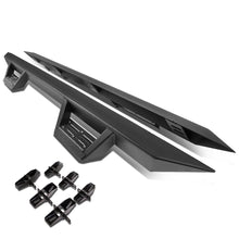 Load image into Gallery viewer, 2007-2016 Jeep Wrangler 4-Door Step Down Nerf Bars - Black