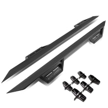 Load image into Gallery viewer, 2007-2016 Jeep Wrangler 4-Door Step Down Nerf Bars - Black
