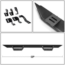 Load image into Gallery viewer, 05-20 Toyota Tacoma Double Cab Step Down 3" Nerf Bars - Black