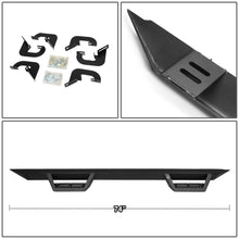 Load image into Gallery viewer, 07-17 Chevrolet Silverado Extended Cab Step Down Nerf Bars - Black