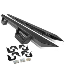 Load image into Gallery viewer, 07-17 Chevrolet Silverado Crew Cab Step Down Nerf Bars - Black