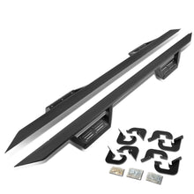 Load image into Gallery viewer, 07-17 Chevrolet Silverado Crew Cab Step Down Nerf Bars - Black