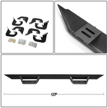 Load image into Gallery viewer, 07-17 Chevrolet Silverado Crew Cab Step Down Nerf Bars - Black