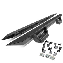 Load image into Gallery viewer, 09-17 Dodge Ram 1500 Quad Cab Step Down Nerf Bars - Black