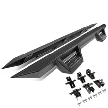 Load image into Gallery viewer, 2018-2019 Jeep Wrangler JL 4-Door Step Down Nerf Bars - Black