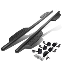 Load image into Gallery viewer, 2015-2017 Ford F-150 Crew Cab 3" Round Extended Step Bars - Matte Black