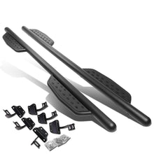 Load image into Gallery viewer, 2015-2017 Ford F-150 Crew Cab 3" Round Extended Step Bars - Matte Black
