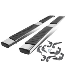 Load image into Gallery viewer, 07-19 Chevrolet Silverado GMC Sierra 6" Straight Nerf Step Bar Silver
