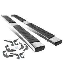 Load image into Gallery viewer, 07-19 Chevrolet Silverado GMC Sierra 6" Straight Nerf Step Bar Silver
