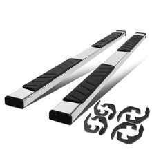 Load image into Gallery viewer, 07-19 Chevrolet Silverado GMC Sierra 5" Oval Nerf Step Bars Silver
