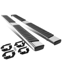 Load image into Gallery viewer, 07-21 Toyota Tundra Crew Max 6 Inch Flat Board Nerf Bars Chrome/Black