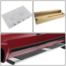 Load image into Gallery viewer, 07-21 Toyota Tundra Crew Max 6 Inch Flat Board Nerf Bars Chrome/Black
