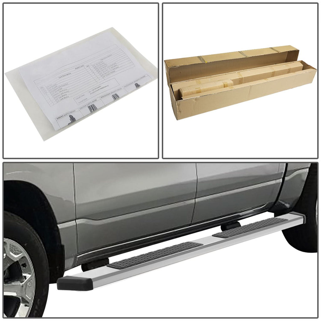 2019-2020 Dodge Ram 1500 Crew Cab 5.5" Nerf Bars - Silver