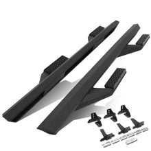 Load image into Gallery viewer, 2018-2019 Jeep Wrangler JL 4-Door Black Nerf Bars Step Bars