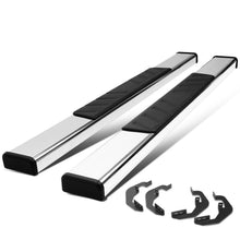 Load image into Gallery viewer, 07-19 Chevrolet Silverado GMC Sierra 4.75" Nerf Step Bars Chrome Black