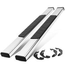Load image into Gallery viewer, 07-19 Chevrolet Silverado GMC Sierra 4.75" Nerf Step Bars Chrome Black
