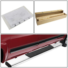 Load image into Gallery viewer, 07-19 Chevrolet Silverado GMC Sierra 4.75" Nerf Step Bars Chrome Black