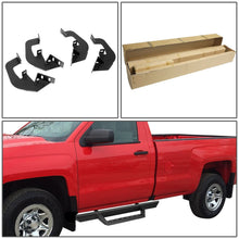 Load image into Gallery viewer, 07-19 Chevy Silverado GMC Sierra Drop Down Nerf Bars - Regular Cab