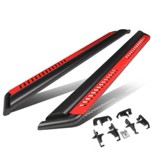 Load image into Gallery viewer, 2018-2020 Jeep Wrangler JL Unlimited 4-Door Red Nerf Bar Side Steps