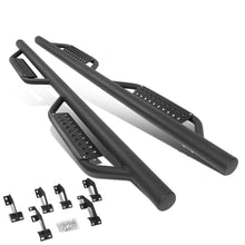 Load image into Gallery viewer, 05-21 Toyota Tacoma Double Cab 4.5" Round Drop Step Nerf Bars Black