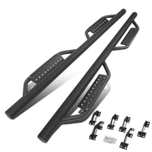 Load image into Gallery viewer, 05-21 Toyota Tacoma Double Cab 4.5" Round Drop Step Nerf Bars Black