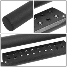 Load image into Gallery viewer, 05-21 Toyota Tacoma Double Cab 4.5" Round Drop Step Nerf Bars Black