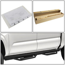 Load image into Gallery viewer, 05-21 Toyota Tacoma Double Cab 4.5" Round Drop Step Nerf Bars Black
