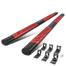 Load image into Gallery viewer, 09-20 Dodge RAM 1500/2500/3500 Crew Cab 5" Nerf Bars - Black/Red