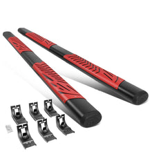 Load image into Gallery viewer, 09-20 Dodge RAM 1500/2500/3500 Crew Cab 5" Nerf Bars - Black/Red