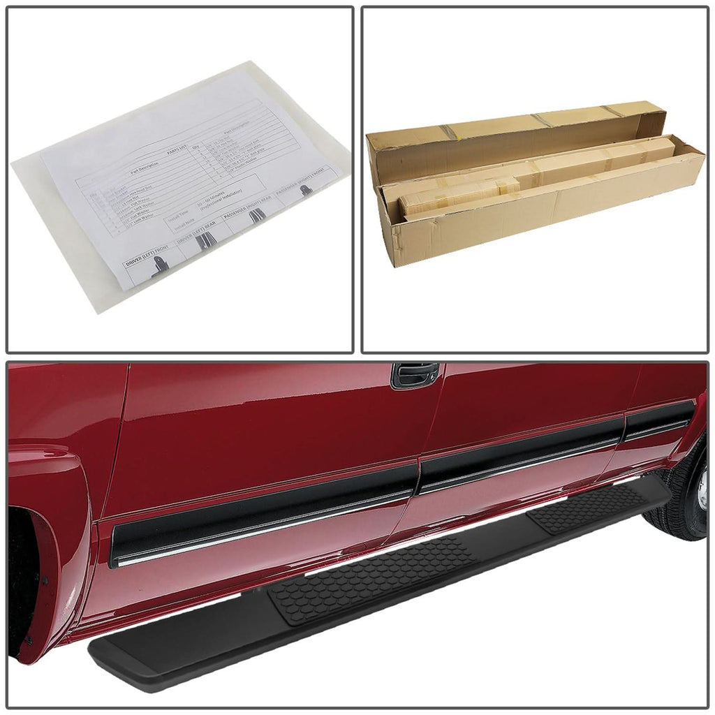 07-19 Chevrolet Silverado GMC Sierra 5.5" Honeycomb Nerf Bars Black