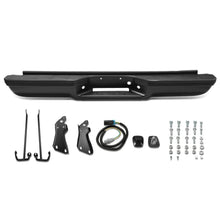 Load image into Gallery viewer, 92-99 Chevrolet Suburban Rear Step Bumper - Black with Strip Hole