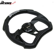 Load image into Gallery viewer, Universal Fitment Steering Wheel Battle Type 300Mm Whole Black &amp; Spoon